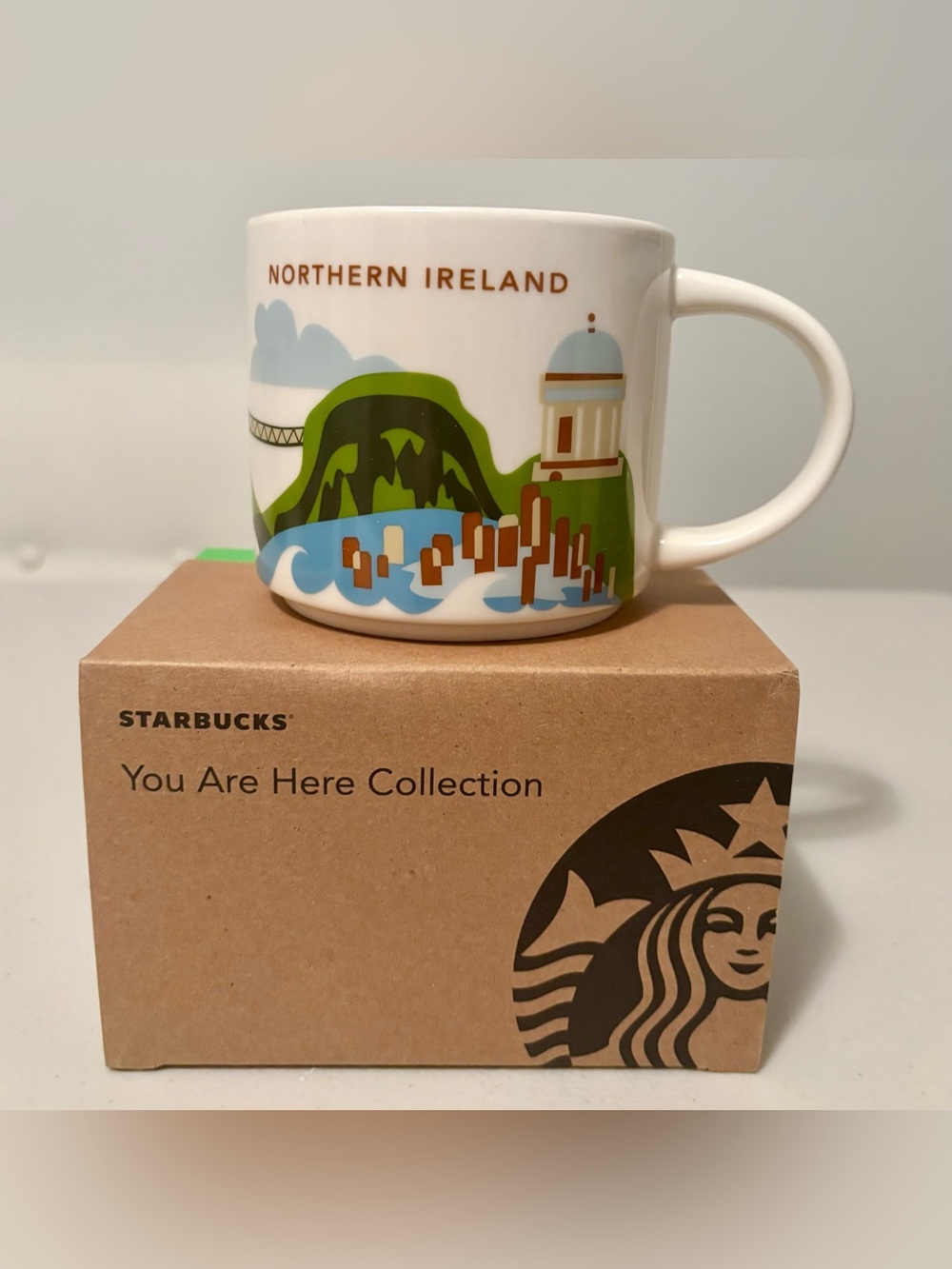 Starbucks You Are Here YAH 14 Oz Coffee Mug Northern Ireland